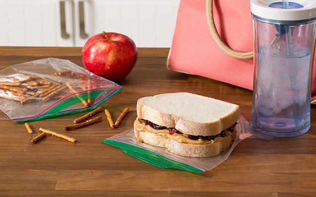 Clear Resealable Zipper Seal Sandwich Bags