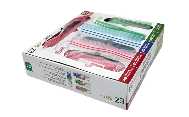 Double Zipper Storage Bags Variety Pack -355ct